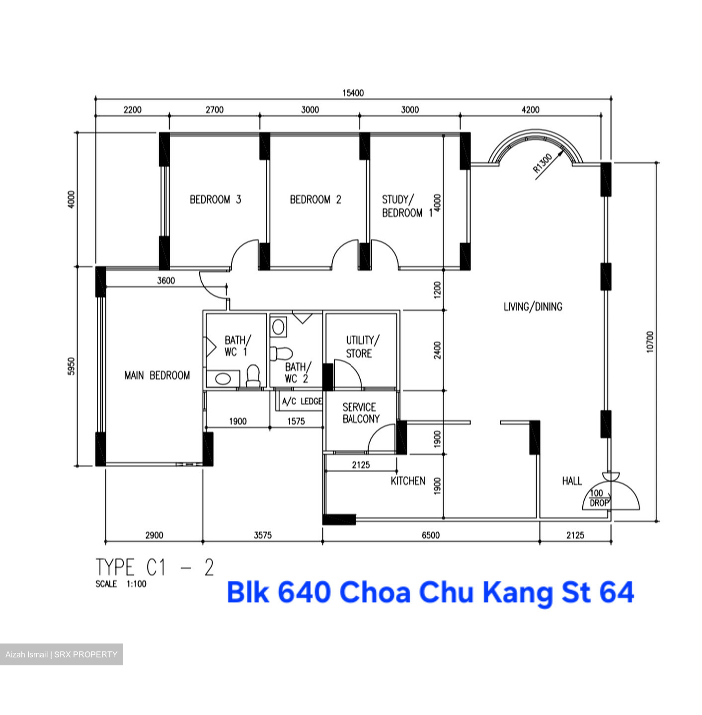 Blk 640 Choa Chu Kang Street 64 (Choa Chu Kang), HDB Executive #541179451